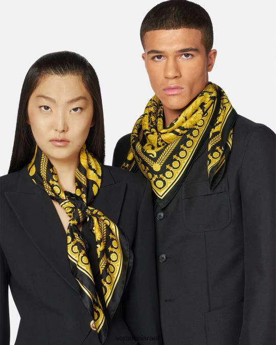 נשים Versace הדפס בארוקו משי גדול אביזרים N8T2902