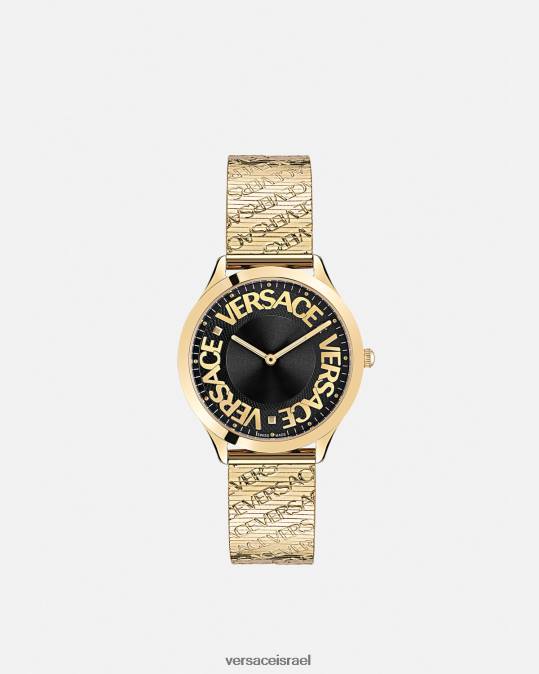 נשים Versace זהב שעון הילה לוגו אביזרים N8T2970