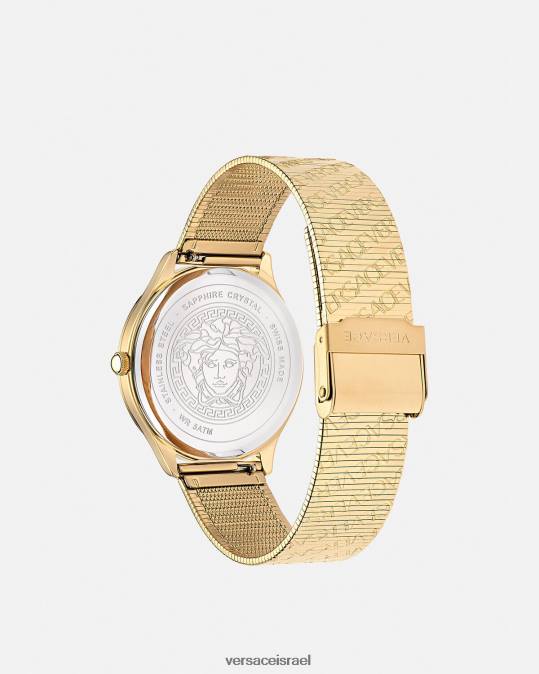 נשים Versace זהב שעון הילה לוגו אביזרים N8T2970