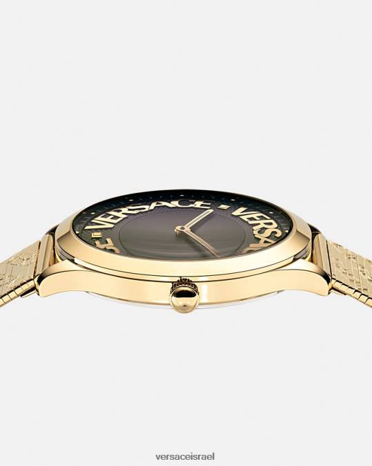 נשים Versace זהב שעון הילה לוגו אביזרים N8T2970
