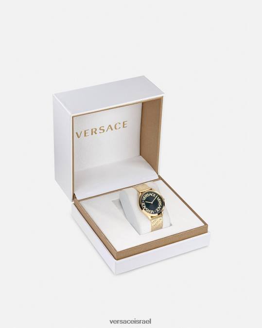 נשים Versace זהב שעון הילה לוגו אביזרים N8T2970
