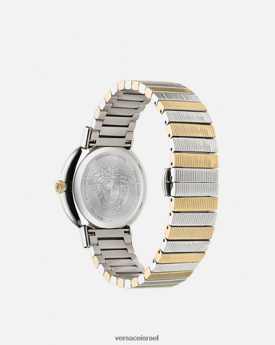 נשים Versace זהב כסף שעון גרקה שיק אביזרים N8T2971