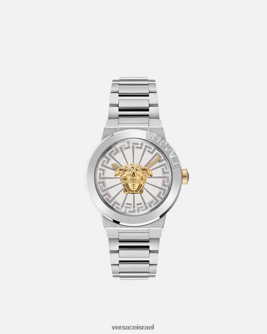 נשים Versace כסף שעון מדוזה אינסופי אביזרים N8T2976