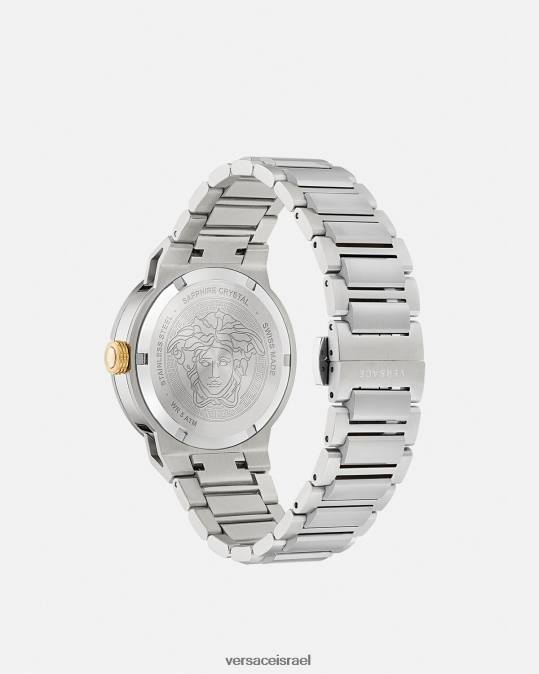 נשים Versace כסף שעון מדוזה אינסופי אביזרים N8T2976