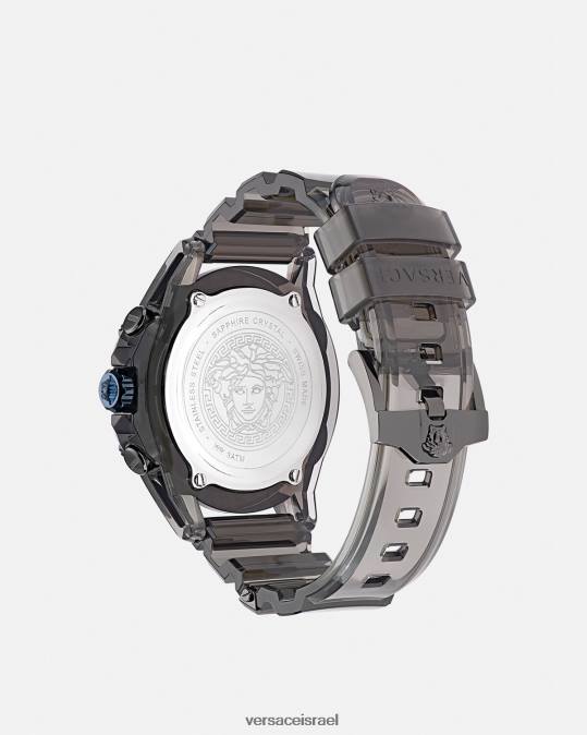 נשים Versace אפור סמל שעון פעיל אביזרים N8T2977