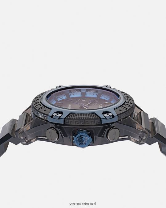 נשים Versace אפור סמל שעון פעיל אביזרים N8T2977