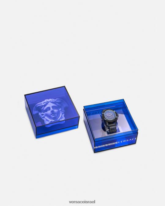 נשים Versace אפור סמל שעון פעיל אביזרים N8T2977