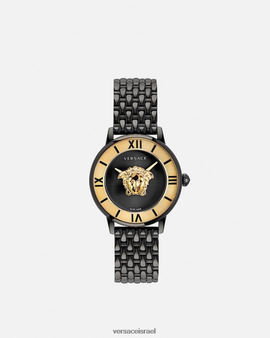 נשים Versace שָׁחוֹר שעון לה מדוזה אביזרים N8T2984