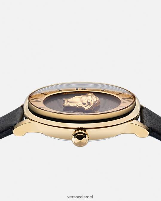 נשים Versace שָׁחוֹר שעון לה מדוזה אביזרים N8T2986