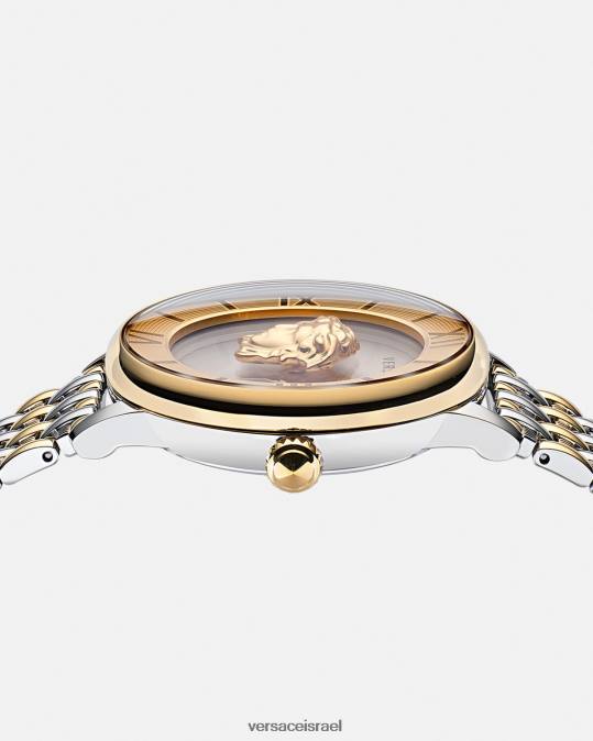 נשים Versace זהב כסף שעון לה מדוזה אביזרים N8T2990