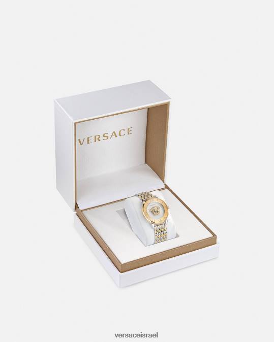 נשים Versace זהב כסף שעון לה מדוזה אביזרים N8T2990