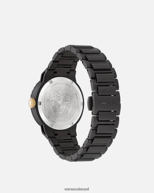 נשים Versace שָׁחוֹר שעון מדוזה אינסופי אביזרים N8T2994
