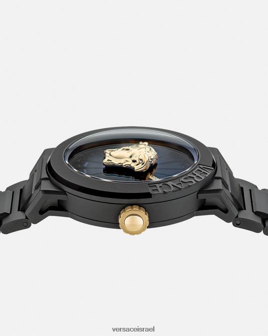 נשים Versace שָׁחוֹר שעון מדוזה אינסופי אביזרים N8T2994