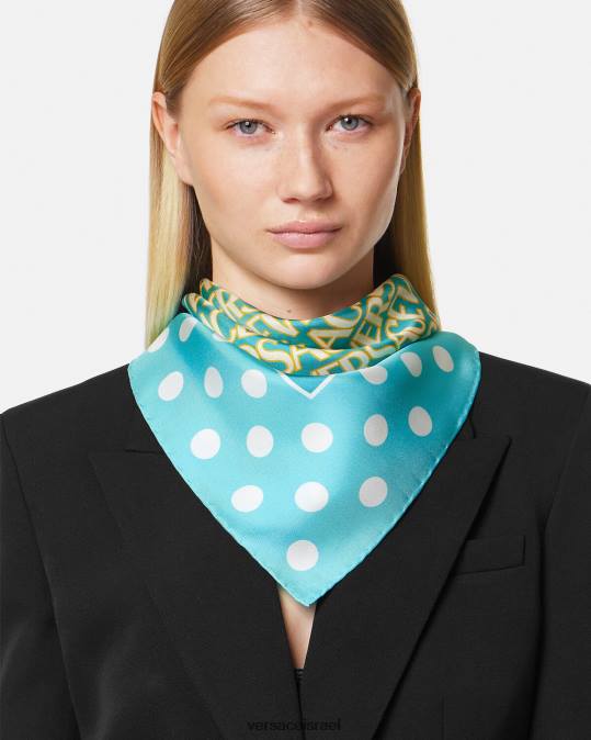 נשים Versace הדפס allover משי foulard אביזרים N8T2884