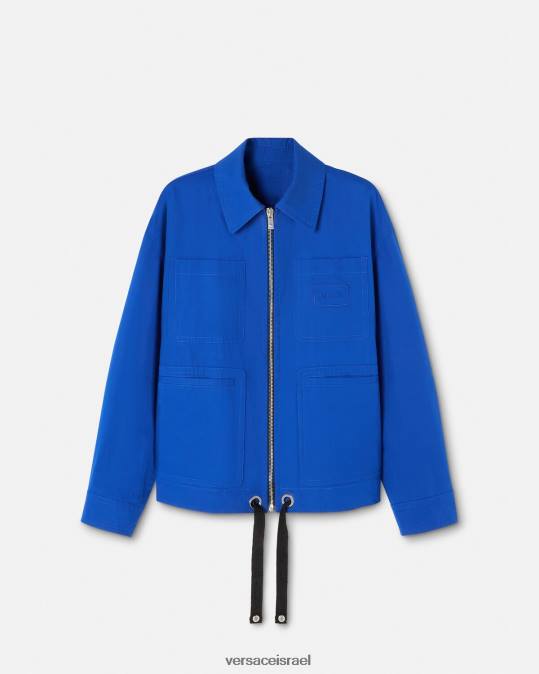 גברים Versace bluette ז'קט בלוזון לוגו הַלבָּשָׁה N8T21234