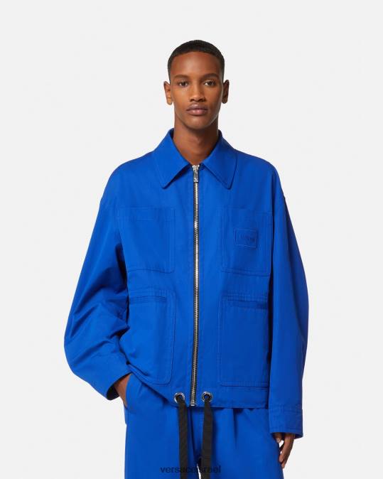 גברים Versace bluette ז'קט בלוזון לוגו הַלבָּשָׁה N8T21234
