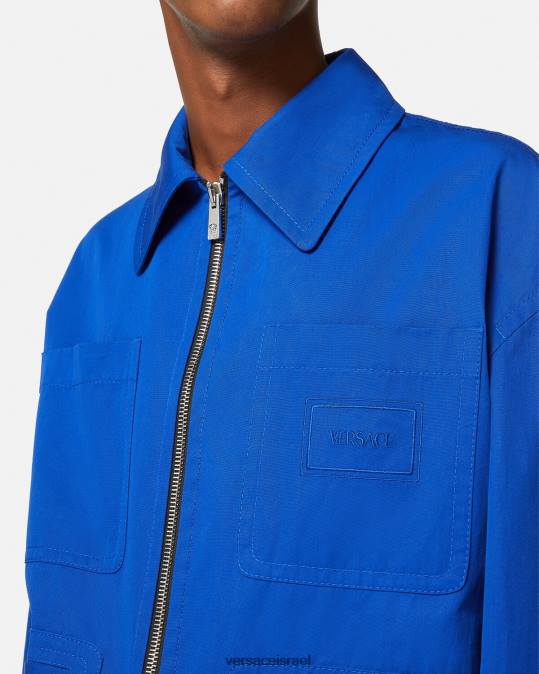 גברים Versace bluette ז'קט בלוזון לוגו הַלבָּשָׁה N8T21234