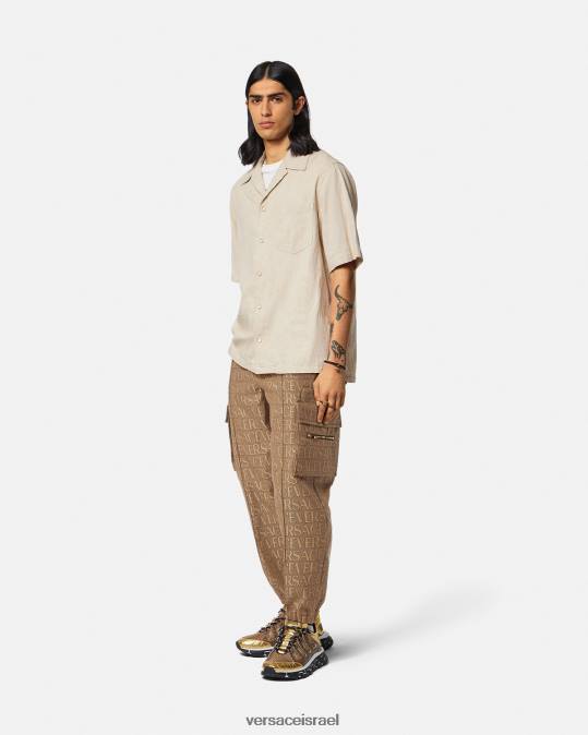 גברים Versace הדפס מכנסי cargo allover הַלבָּשָׁה N8T21437