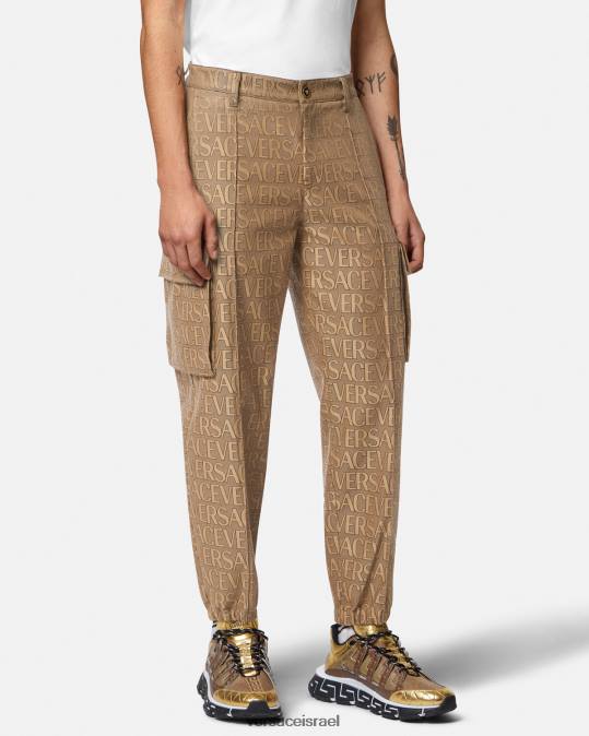גברים Versace הדפס מכנסי cargo allover הַלבָּשָׁה N8T21437