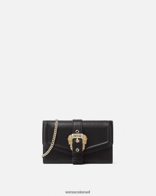 נשים Versace שָׁחוֹר תיק כתף couture1 תיקים N8T22318