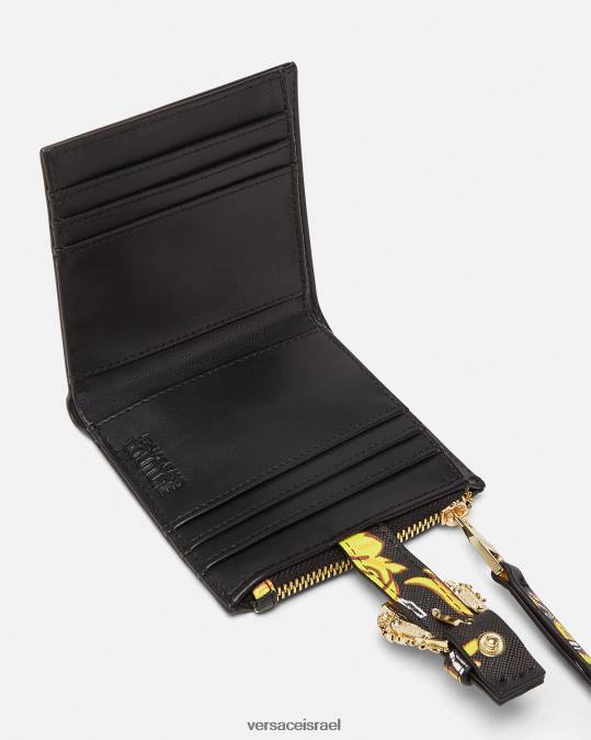 נשים Versace זהב שחור ארנק לוגו couture1 אביזרים N8T22343