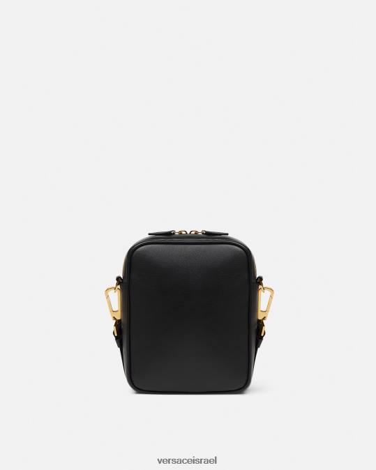 גברים Versace שָׁחוֹר תיק crossbody של medusa biggie תיקים N8T21469