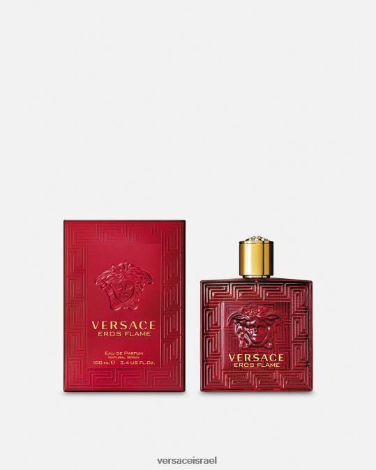 גברים Versace אָדוֹם eros flame edp 100 מ
