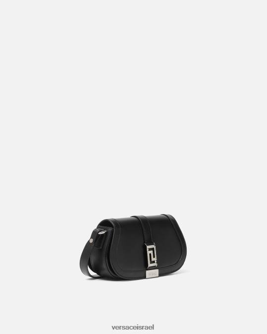 נשים Versace שָׁחוֹר תיק כתף מיני אלת greca תיקים N8T2247