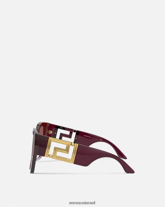 נשים Versace בורדו משקפי שמש של greca אביזרים N8T2668