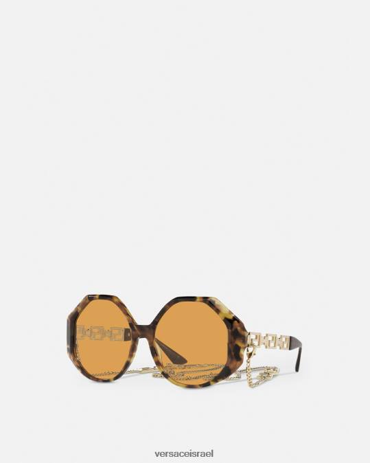 נשים Versace הוואנה משקפי שמש greca התאמה נוספת אביזרים N8T2682