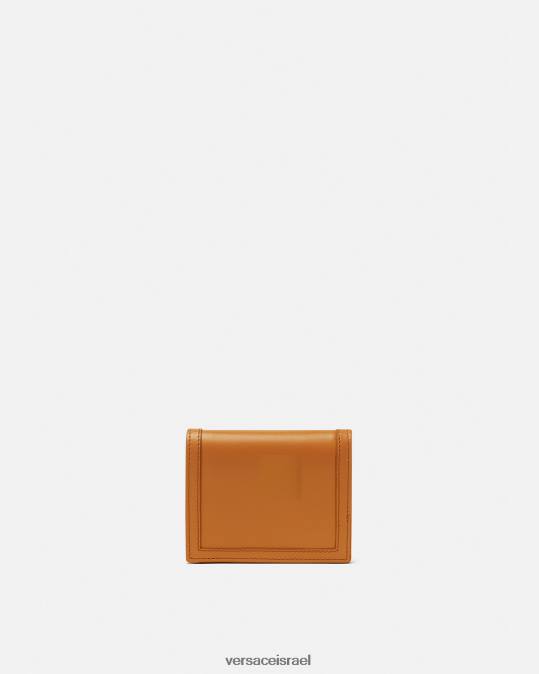נשים Versace קַרַמֵל ארנק אלת greca bifold אביזרים N8T2555