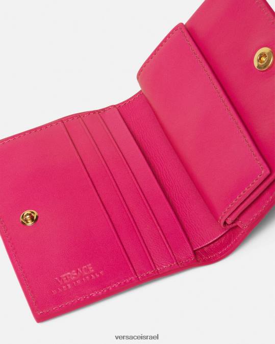 נשים Versace וָרוֹד ארנק אלת greca bifold אביזרים N8T2560
