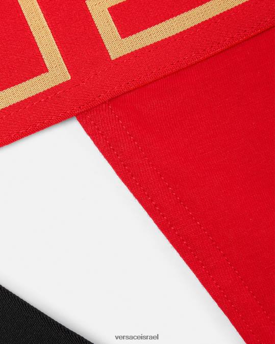 גברים Versace אָדוֹם greca border jockstrap תחתונים ובגדי חוף N8T21775