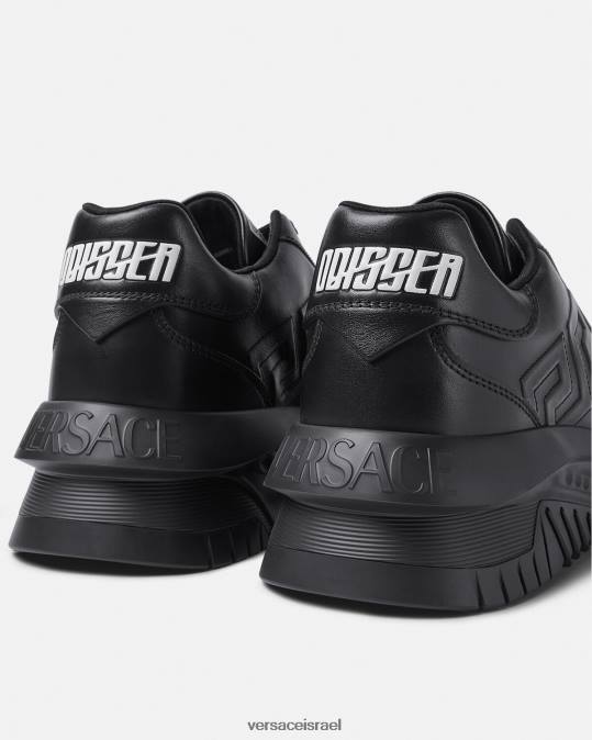 גברים Versace שָׁחוֹר נעלי ספורט של greca odissea נַעַל N8T21517