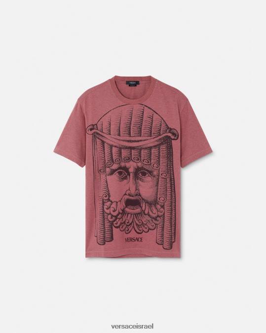 גברים Versace וָרוֹד חולצת טריקו של la maschera הַלבָּשָׁה N8T21384