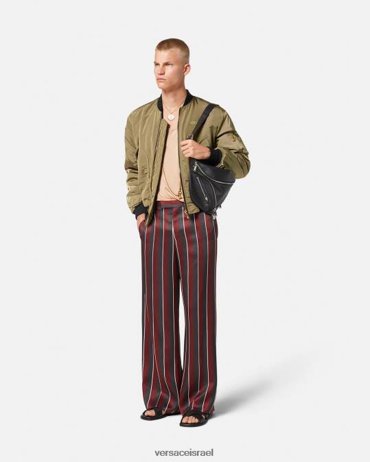 גברים Versace הדפס מעיל בומבר של le maschere הַלבָּשָׁה N8T21232