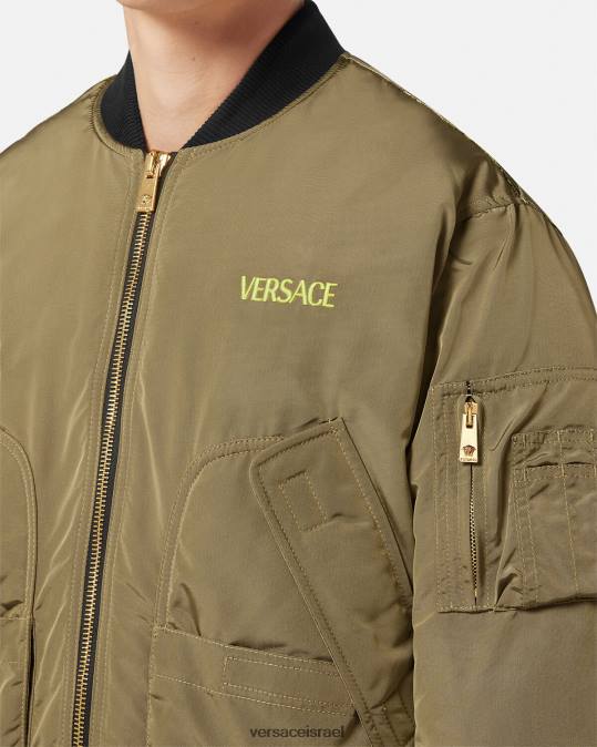 גברים Versace הדפס מעיל בומבר של le maschere הַלבָּשָׁה N8T21232