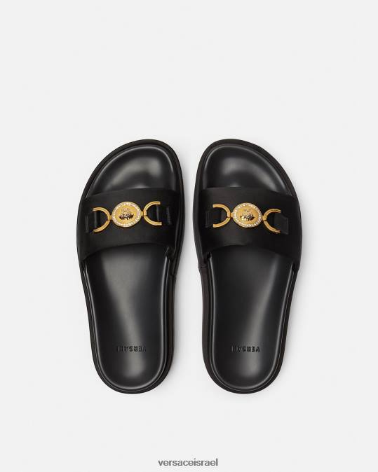 נשים Versace שָׁחוֹר סנדלי פלטפורמה של medusa '95 נַעַל N8T2455