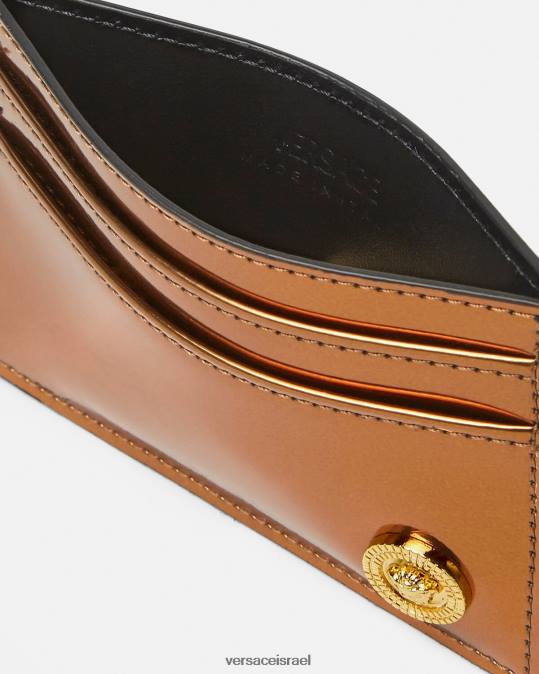 גברים Versace קַרַמֵל בעל כרטיס פטנט של medusa biggie אביזרים N8T21650
