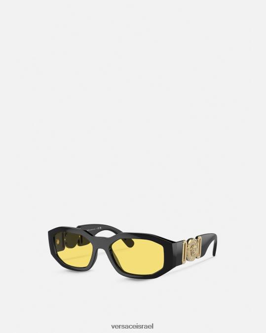 נשים Versace שָׁחוֹר משקפי שמש של medusa biggie אביזרים N8T2591