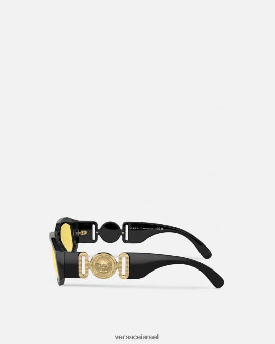 נשים Versace שָׁחוֹר משקפי שמש של medusa biggie אביזרים N8T2591