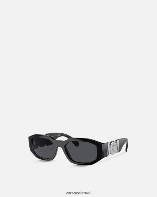 נשים Versace שָׁחוֹר משקפי שמש של medusa biggie אביזרים N8T2629