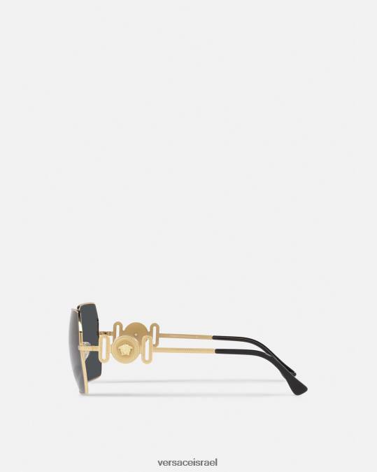 נשים Versace זהב משקפי שמש של medusa biggie אביזרים N8T2642
