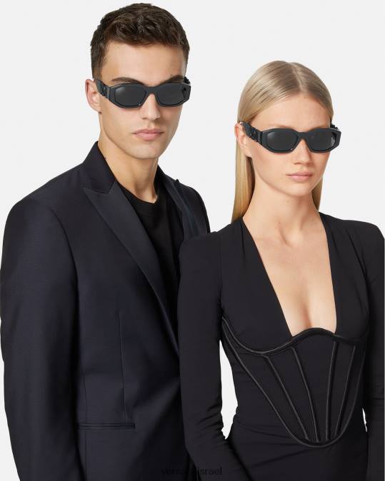 נשים Versace שָׁחוֹר משקפי שמש של medusa biggie אביזרים N8T2645