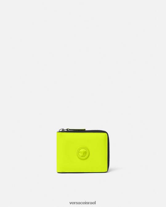גברים Versace צהוב ארנק medusa biggie bifold אביזרים N8T21641
