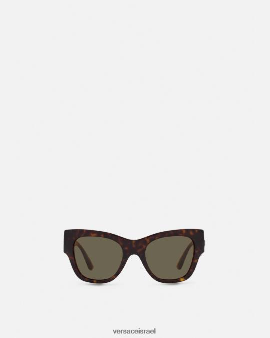 נשים Versace הוואנה משקפי שמש של medusa biggie butterfly אביזרים N8T2656