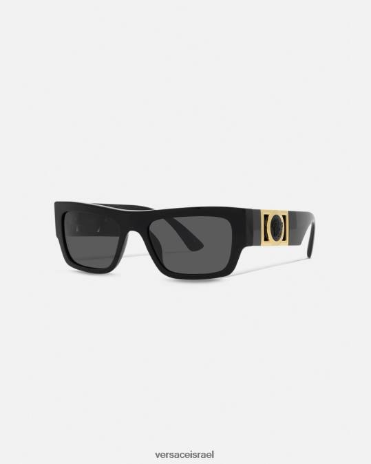 נשים Versace שָׁחוֹר משקפי שמש של medusa biggie butterfly אביזרים N8T2679