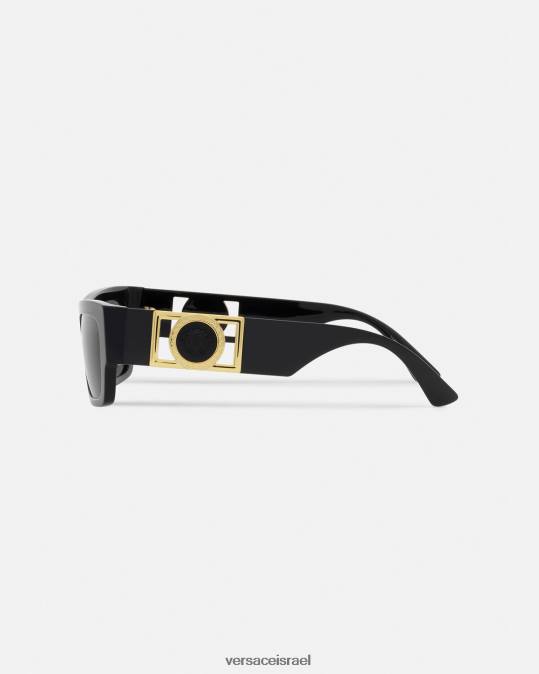 נשים Versace שָׁחוֹר משקפי שמש של medusa biggie butterfly אביזרים N8T2679