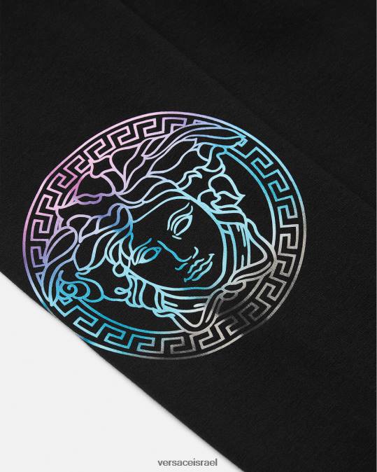 יְלָדִים Versace שחור & הדפס חותלות medusa greca הַלבָּשָׁה N8T21945