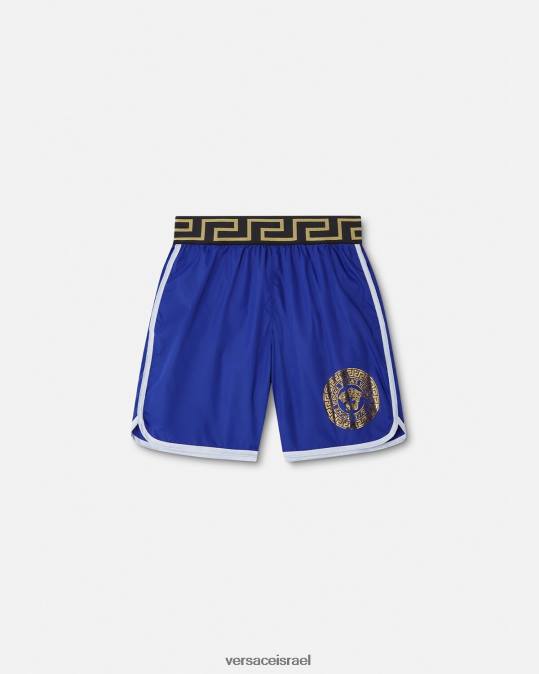 יְלָדִים Versace כְּחוֹל מכנסי ים קצרים של medusa greca הַלבָּשָׁה N8T22113